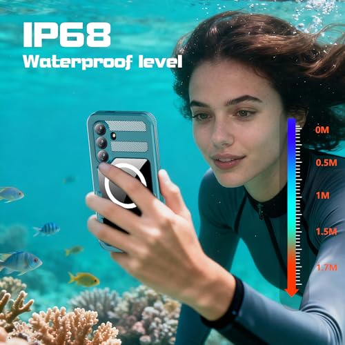 Waterproof Phone Case for Samsung Galaxy S26 Plus Protective Teal - color: Teal, size: Samsung Galaxy S26 Plus