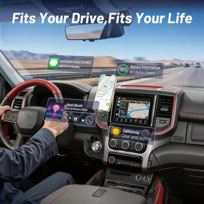 Phone Mount for Dodge Ram 1500(2019-2024, 5" & 8.4" Screen ONLY),15W Wireless Charger,Magnetic Phone Holder,Dashboard Car Holder,360°,Hands-Free,Truck Driver Essentials(Not for Column Shifter) - size: Dodge Ram 1500/2500/3500 | 2019-2024