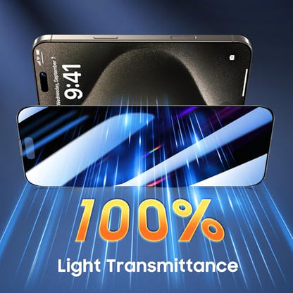 UniqueMe 360° Privacy Screen Protector for iPhone 15 Pro Max - 6.7 inch - size: 15 Pro Max 6.7 inch