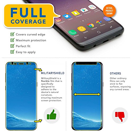 ArmorSuit 2 Pack for Samsung Galaxy S8+ (6.2 Inch) Screen Protector HD Clear MilitaryShield Film - Made in the USA - size: Samsung Galaxy S8+ 6.2 inch