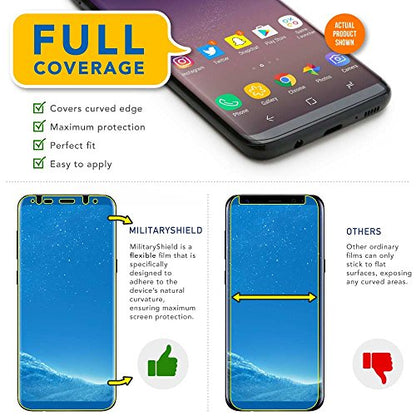 ArmorSuit 2 Pack for Samsung Galaxy S8+ (6.2 Inch) Screen Protector HD Clear MilitaryShield Film - Made in the USA - size: Samsung Galaxy S8+ 6.2 inch