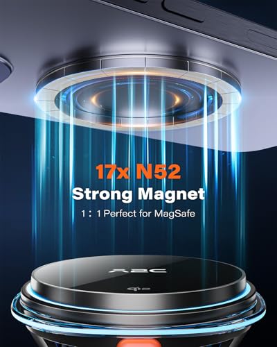 A2C Qi2 15W Fast Charging Magnetic Wireless Car Charger Dual Cooling System