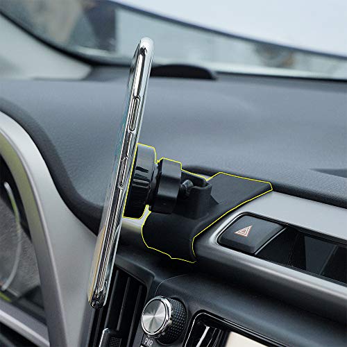 RAV4 Car Phone Holder Fit for Toyota RAV4 2018-2013 Air Vent Phone Mount Adjustable, Car Phone Cradle Fit for iPhone Samsung 4-7 Inches Smartphone - style: RAV4 13-18 Magnet