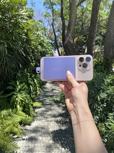 Clutch - Pro USB-C Portable Charger - Compatible with iPhone 15, 16, 17 & Android Devices - Power Bank Magnetic Battery - TSA Travel Approved - USB Rechargeable - Built-in Cable - 5000 mAh - 3.7oz - color: Lavender