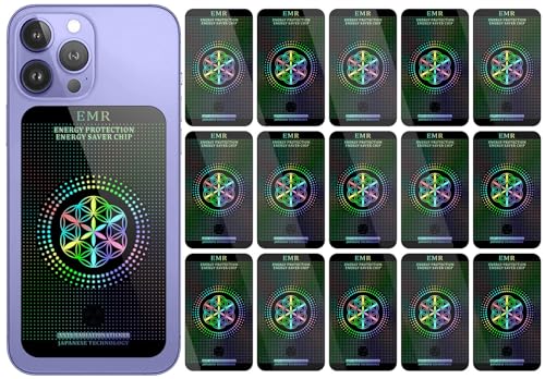 Stickers for Cell Phones/Laptops/Tablets/Devices/Household Equipment - 4.2 x 2.4 x 0.015 inches-Large Area Protection-Applies to Everyone - [Reusable] - (15 Pack) - color: Black 15p