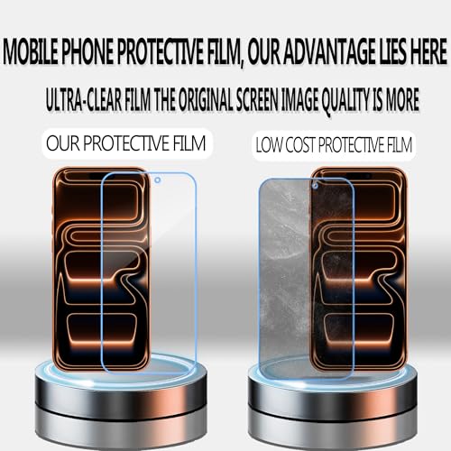 Anti Blue Light Screen Protector For iPhone 17 Pro Tempered Glass Film 2-Pack with Easy Alignment Tool
