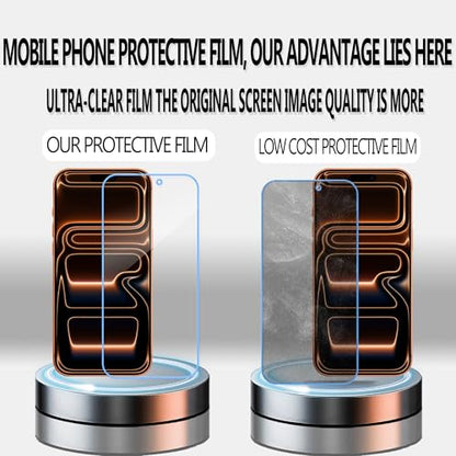 Anti Blue Light Screen Protector For iPhone 17 Pro Tempered Glass Film 2-Pack with Easy Alignment Tool