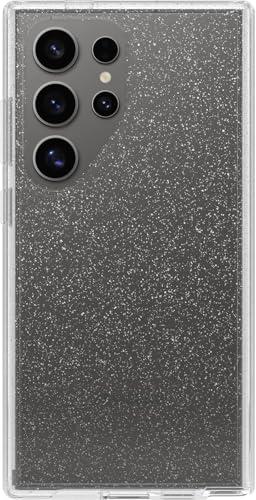 OtterBox Symmetry Case for Samsung Galaxy S24 Ultra, Stardust - Slim Protective Phone Case, Stylish Drop Proof, Shockproof Wireless Charging, Anti-Scratch Hard Shell, Raised Screen Bumper - color: Stardust (Clear/Glitter)