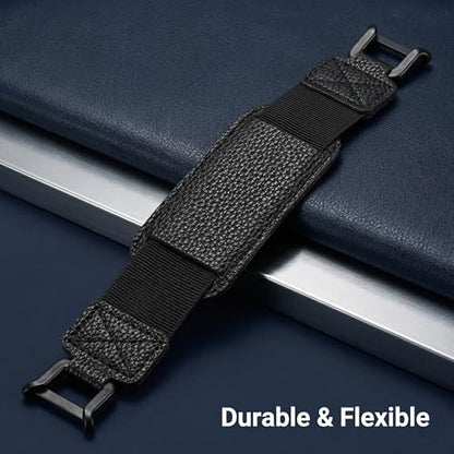 Threetols Hand Strap for Kindle Accessories Comfy Silicone Grip Alternative to Case or Cover Fits Versatile and Lightweight Finger Grip Holder(Black) - color: style 1