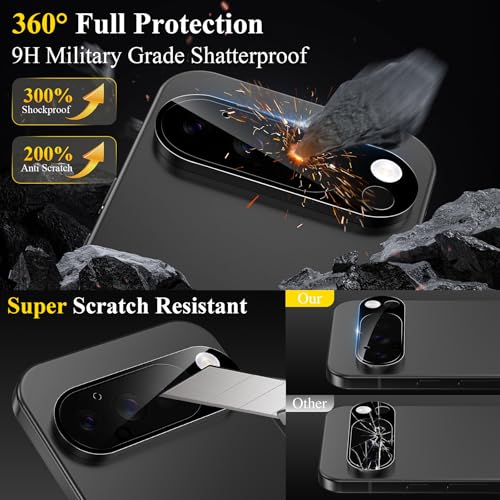 4 Pack for Google Pixel 9 Pro XL Camera Lens Screen Protector - size: Pixel 9 Pro XL