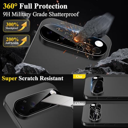 4 Pack for Google Pixel 9 Pro XL Camera Lens Screen Protector - size: Pixel 9 Pro XL