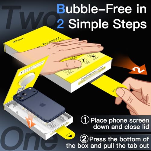 JETech Screen Protector for iPhone 17 Pro, 3-Pack - size: iPhone 17 Pro