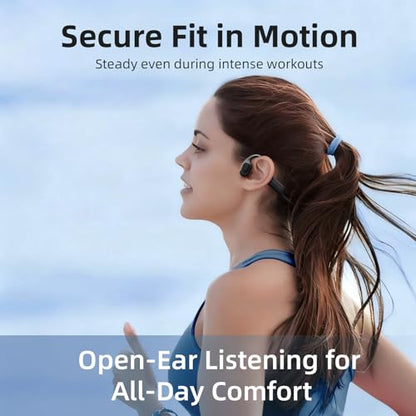 LYPERTEK SoundFree S30 Bone Conduction Headphones, Swimming Headphones - color: SOUNDFREE S30-Black