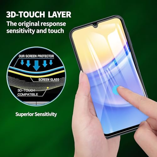 2 Pack for Samsung Galaxy A16 5G / A16 4G Screen Protector, Tempered-Glass, Micro-curved Edges, Case Friendly, Bubble Free, HD Clear, Easy Installation - size: Galaxy A16 5G / A16 4G