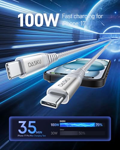 USB C to C Cable 100W [1Pack 15FT], Extra Long USB C Cable Fast Charging - color: Grey, size: 15FT 1Pack, style: 100W USB C to USB C