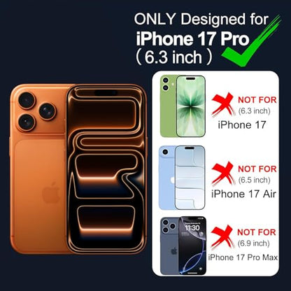 Battery Case for iPhone 17 Pro, Upgraded 10000mAh Rechargeable Portable Extended Battery Pack Supported Qi Wireless Charging Case Compatible with iPhone 17 Pro (6.3 inch) Charger Power Bank (Black) - size: iPhone 17 Pro (6.3 inch)