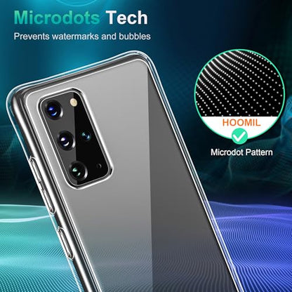 HOOMIL Case for Samsung Galaxy S20+ Plus 6.7-Inch, Non-Yellowing, Drop Protection, Anti-Scratch Transparent Hard Back Phone Cover - Crystal Clear - color: Clear, size: Samsung Galaxy S20 Plus