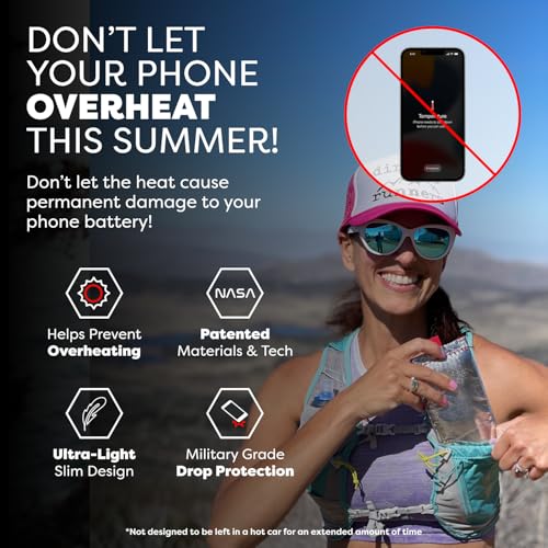 PHOOZY Apollo Thermal Phone Case | Insulated Phone Pouch Extends Battery Life 3X | Heat Resistant Drop Protection | Military Grade Water Resistant | Large | Silver (Pack of 3) - color: Silver, size: Large (Pack of 3)