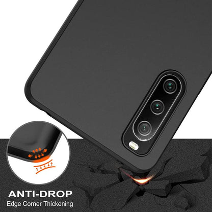 for Cricket Dream 5G Case, Black Shockproof Bumper Sleeves, 360° Drop Protection Shell Full Body Ultra-Thin Soft Silicone Cover for Cricket Dream 5G (6.82") - XT29