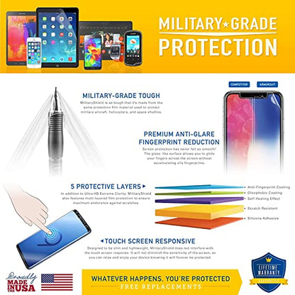ArmorSuit (2 Pack) MilitaryShield Screen Protector Designed For Samsung Galaxy S20 Ultra 5G (6.9") (Case Friendly) Ultrasonic Fingerprint Compatible Anti-Bubble HD Clear Film - size: 6.9-INCH
