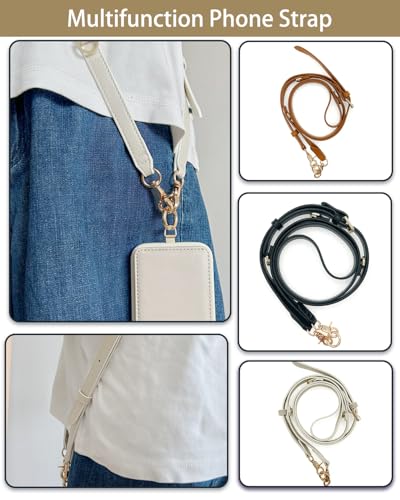 Phone Lanyard, On-the-Go Universal Crossbody Strap Neck Lanyard with Phone Tether Patches for Most Cellphones - color: G