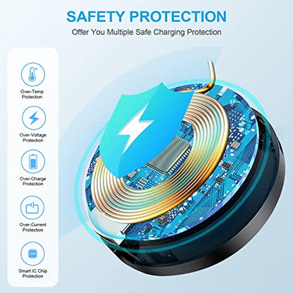 Wireless Charger Fast Charging Pad for Samsung Galaxy S26 FE Ultra S25 S24