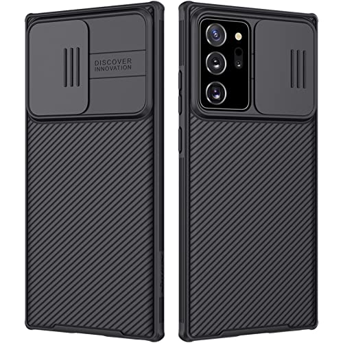 Nillkin Samsung Galaxy Note 20 Ultra Case, Slim Note 20 Ultra Protective Case with Slide Camera Cover Hard PC and TPU Ultra Thin Anti-Scratch Phone Case for Galaxy Note 20 Ultra 5g 6.9'' Black - color: Black, size: Galaxy Note 20 Ultra Camera Protection C