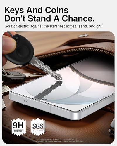 SMARTDEVIL 3 Pack HD Clear Screen Protector for Samsung Galaxy S26 | Ultrasonic Fingerprint Sensor Compatible, Anti-Shatter 9H Tempered Glass, SmartPull Box Bubble-Free Easy Install - size: S26 6.7 inches