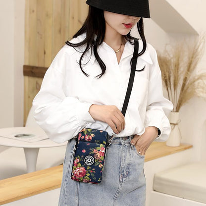 JANKS Small Crossbody Bags for Women Mini Cell Phone Purses Handbag Shoulder Bag - color: 013 Flower