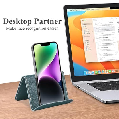 Airplane Travel Essentials for Flying Flex Flap Cell Phone Holder & Flexible Tablet Stand for Desk, Bed, Treadmill, Home & in-Flight Airplane Travel Accessories(1-Lichee Green) - color: 1-Lichee Green