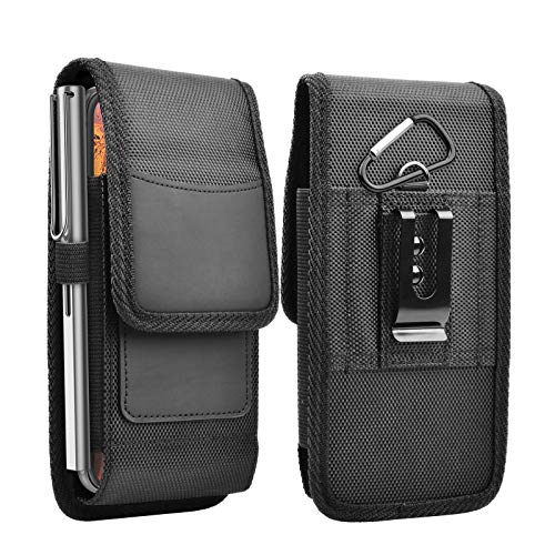 Njjex Phone Holster for Moto G 5G 2026/2025, G Stylus, G Power, G Edge - color: Nylon-Black