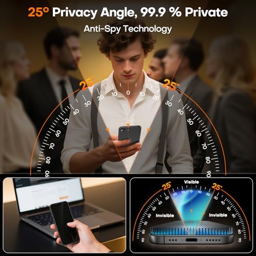 TOCOL for iPhone 17e Privacy Screen Protector - color: Privacy
