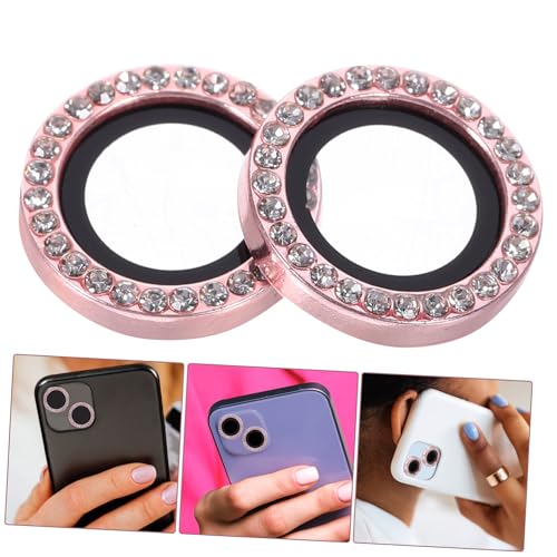 Lurrose 2Pcs Camera Lens Protectors for Plus Scratch Resistant Mobile Phone Lens Covers Easy Installation Stylish Design Protects From Scrapes and Bumps