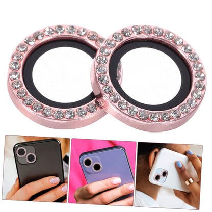 Lurrose 2Pcs Camera Lens Protectors for Plus Scratch Resistant Mobile Phone Lens Covers Easy Installation Stylish Design Protects From Scrapes and Bumps