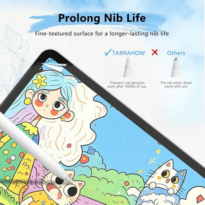 3 Pack Paper Screen Protector for iPad Pro 11" M5 2025/M4 2024+2 Pencil Tip - size: Pro 11" M5/M4 2025/2024