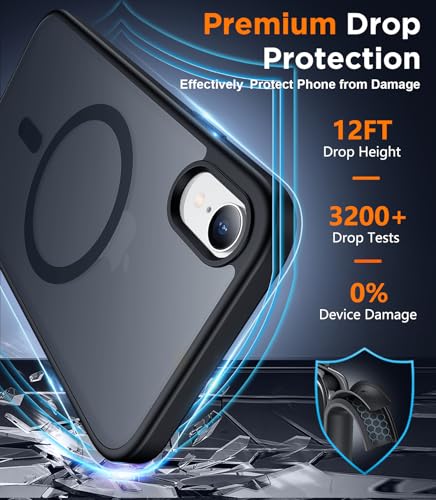 SPIDERCASE Magnetic for iPhone XR Case,Black - color: Black, size: Iphone XR 6.1"