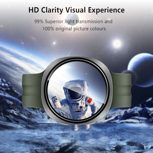 6-Pack Tempered Glass for Samsung Galaxy Watch 9 40mm Watch Screen Protector, 9H Hardness HD Clear Anti-Scratch Tempered Glass Protection Film for Galaxy Watch9 40mm, Bubble Free Anti Scratch - size: Galaxy Watch 9 40mm