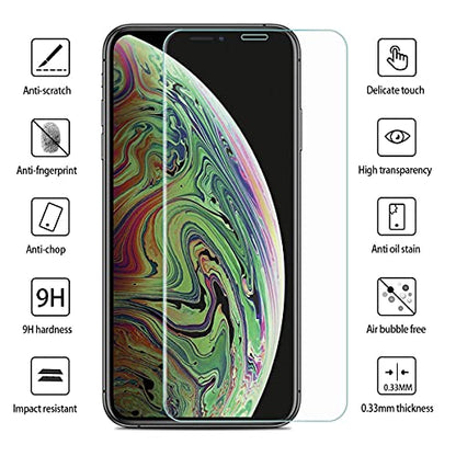 ImpactStrong Shatterproof Tempered Glass Screen Protector for iPhone 11 / iPhone XR [Easy Installation Frame] [Bubble Free] [9H Hardness] [Full Coverage] Case Friendly, 6.1 Inch - (3-Pack) - size: iPhone 11/XR