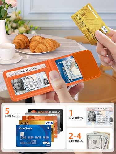 for MagSafe Wallet Stand with Money Pouch, 6-Cards Holder, RFID Blocking
