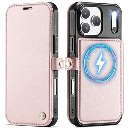 for iPhone 17 Pro Case Wallet Compatible with Magsafe, Rose Gold - color: Rose Gold, size: iPhone 17 Pro - 6.3"