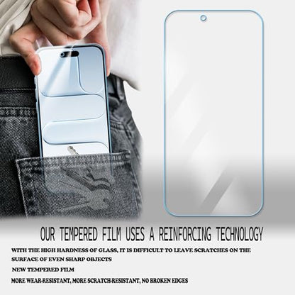 Anti Blue Light Screen Protector For iPhone Air Tempered Glass Film 2-Pack with Easy Alignment Tool
