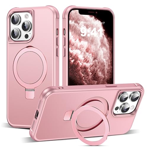 SKYLMW Compatible with iPhone 11 Pro Max Case with Stand,Rose Gold - color: Rose Gold, size: iPhone 11 Pro Max