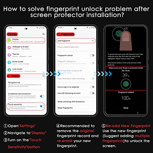 YWXTW [2 Pack] Privacy Screen Protector for Samsung Galaxy S22 Ultra 5G