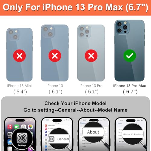 iCoverCase Compatible with iPhone 13 Pro Max Phone Case with Card Holder, Wallet Case for Women Men RFID Blocking PU Leather Protective Case 6.7 Inch (Beige) - color: Beige