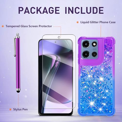 for Moto G 2025/2026 Case, Moto G Play 2026 Phone Case, Purple Blue - color: Purple and Blue