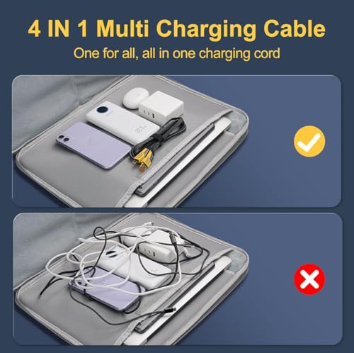 Universal 4-in-1 Fast Charging Cable Compatible with iPhone & Android
