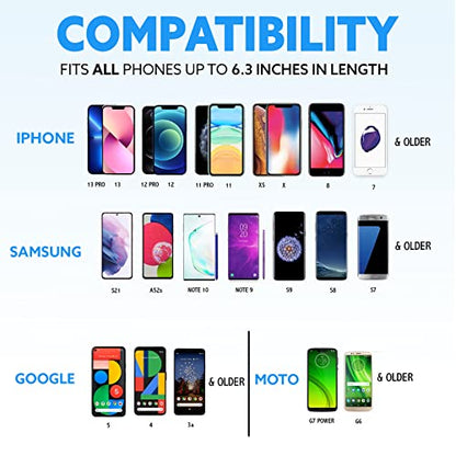Kona Submariner Floating Waterproof Case - Universal Phone Pouch Compatible for iPhone 14 13 12 Pro Max XS Plus Samsung Galaxy S22 Cell Phones Up to 7.5", IPX8 Cellphone Dry Bag for Vacations - 2 Pack - color: Floating 2 Pack