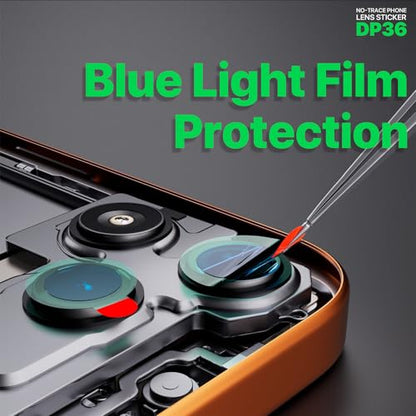 360Pcs Phone Lens Sticker Set Anti Scratch Light Blocking Sticker Replacement for Phone Camera Lens Protector Repair Camera Cover