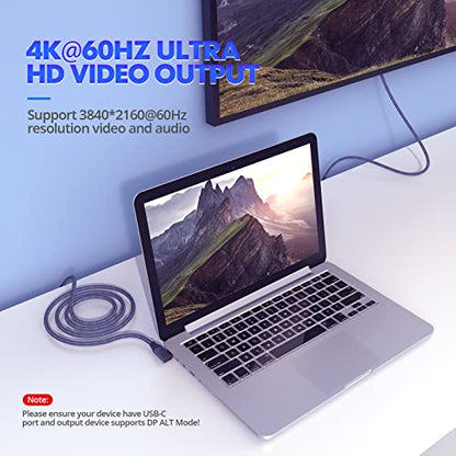 USB C Right Angle Cable 100W 1ft 2Pack, 4K Video 20Gbps USBC 3.2 Cable - color: Gray, size: 1FT+1FT