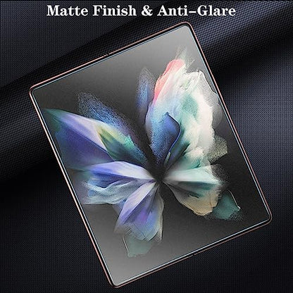 [2 Sets 8PCS] Matte Screen Protector for Samsung Galaxy Z Fold 7,Soft TPU Film Ultra-Thin Anti-Glare,Outside+ Inside Screen+Back Cover+Side film - size: for Z Fold 7